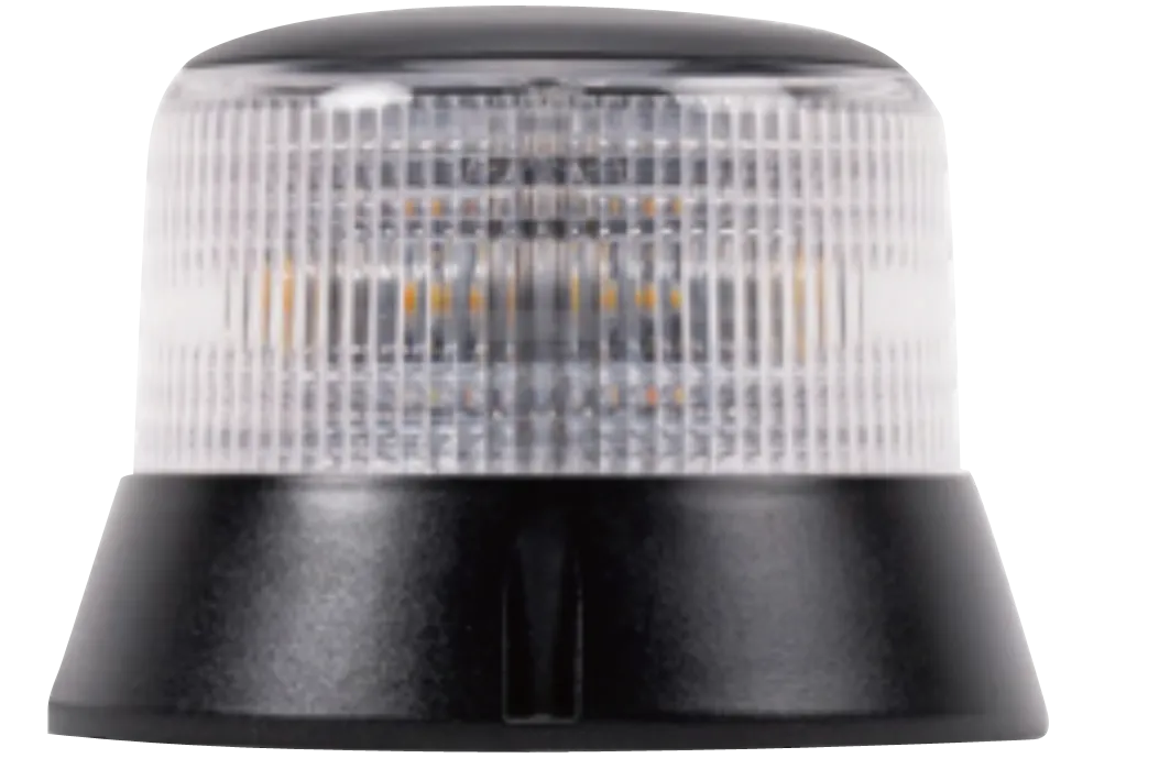 Round amber LED work light