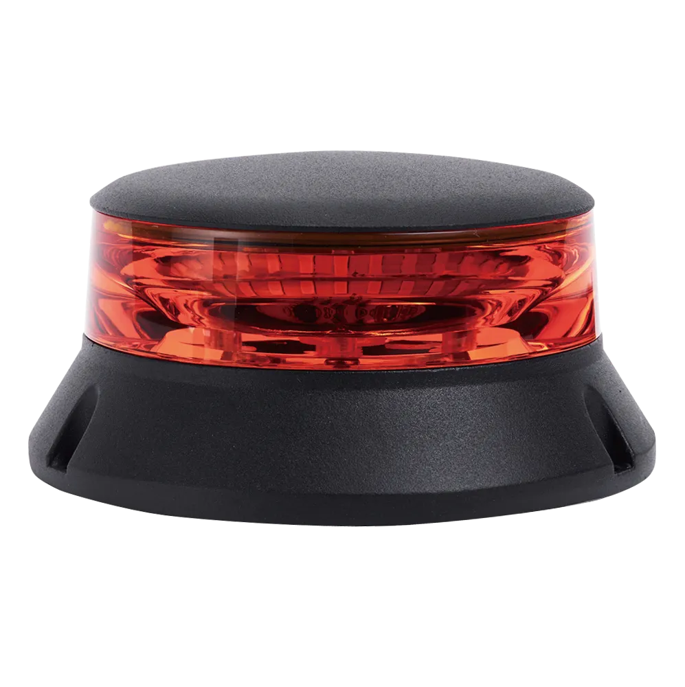 Red low-profile wireless LED trailer light