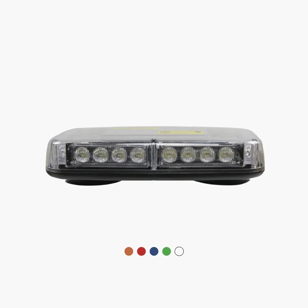MINI WARNING LIGHT BAR CLEAR LENS