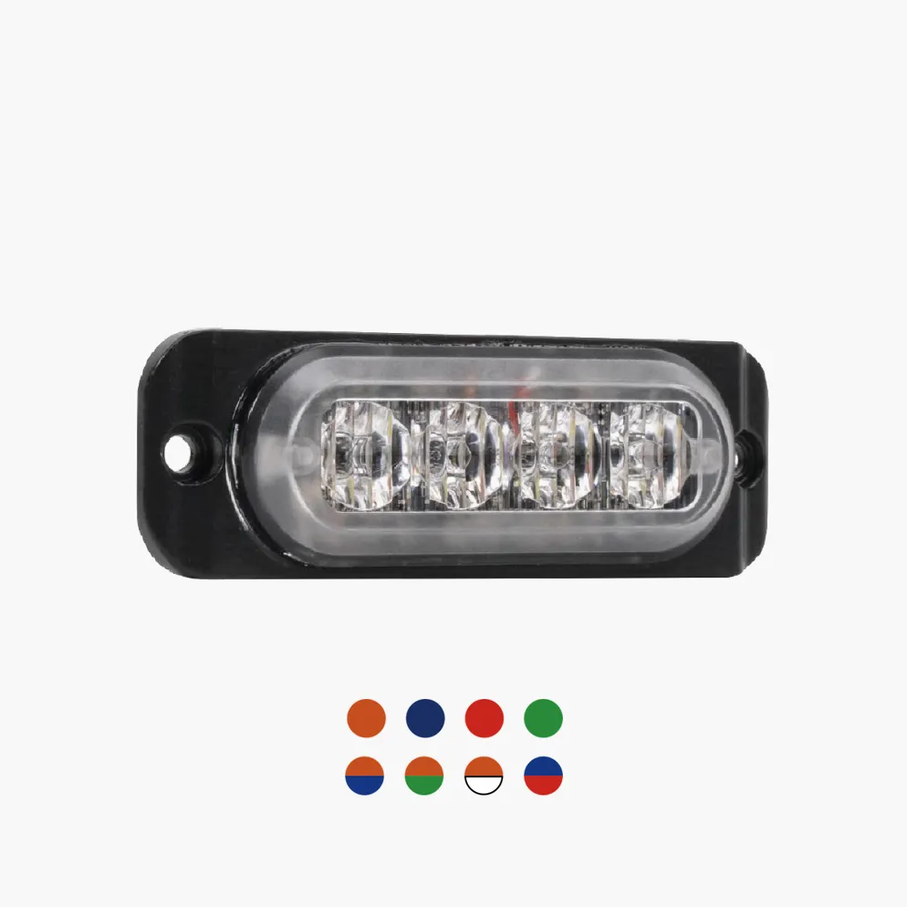 WARNING STROBE CLEAR LENS