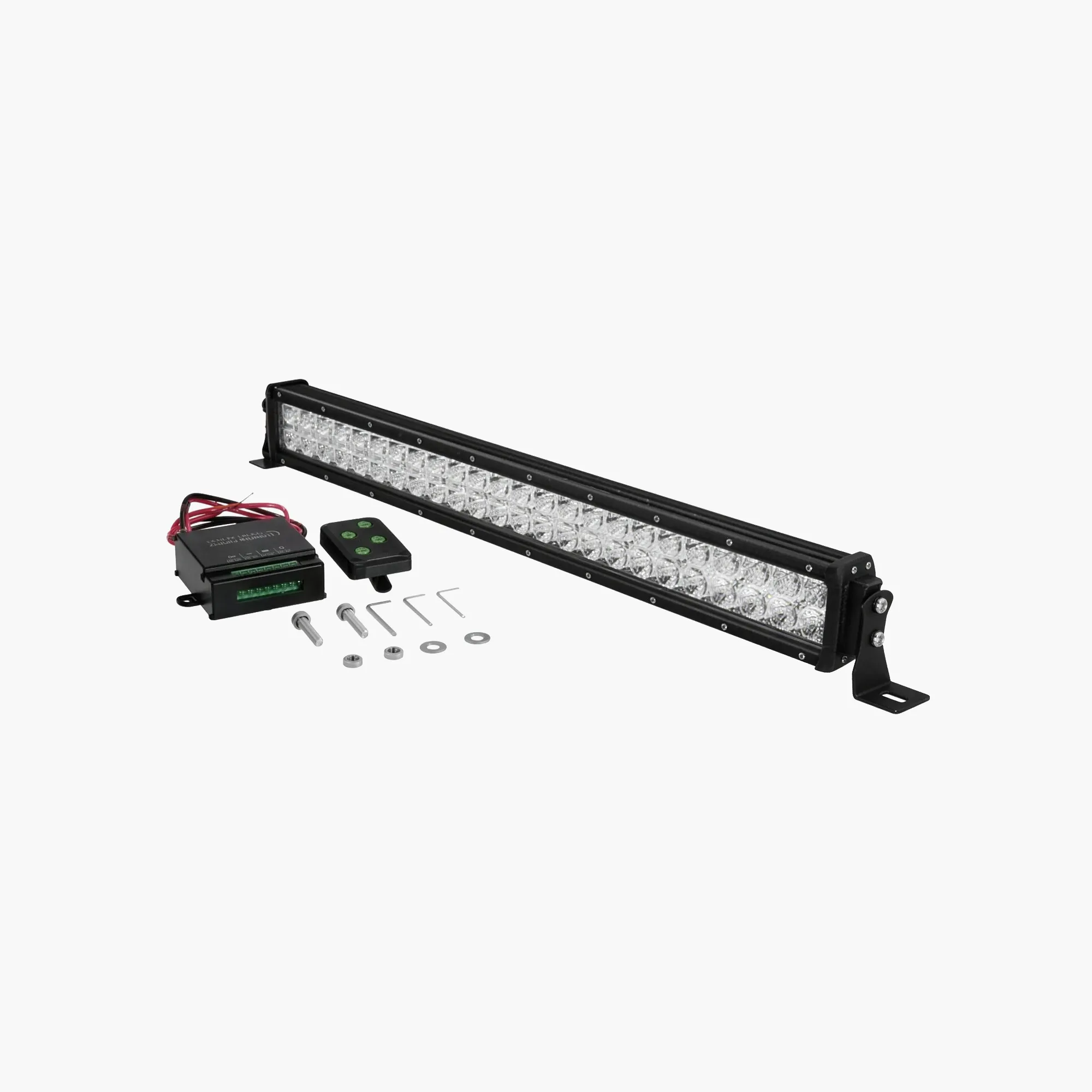 24 In. LED Double Row Light Bar Kit with Remote, Spot/Flood Beam