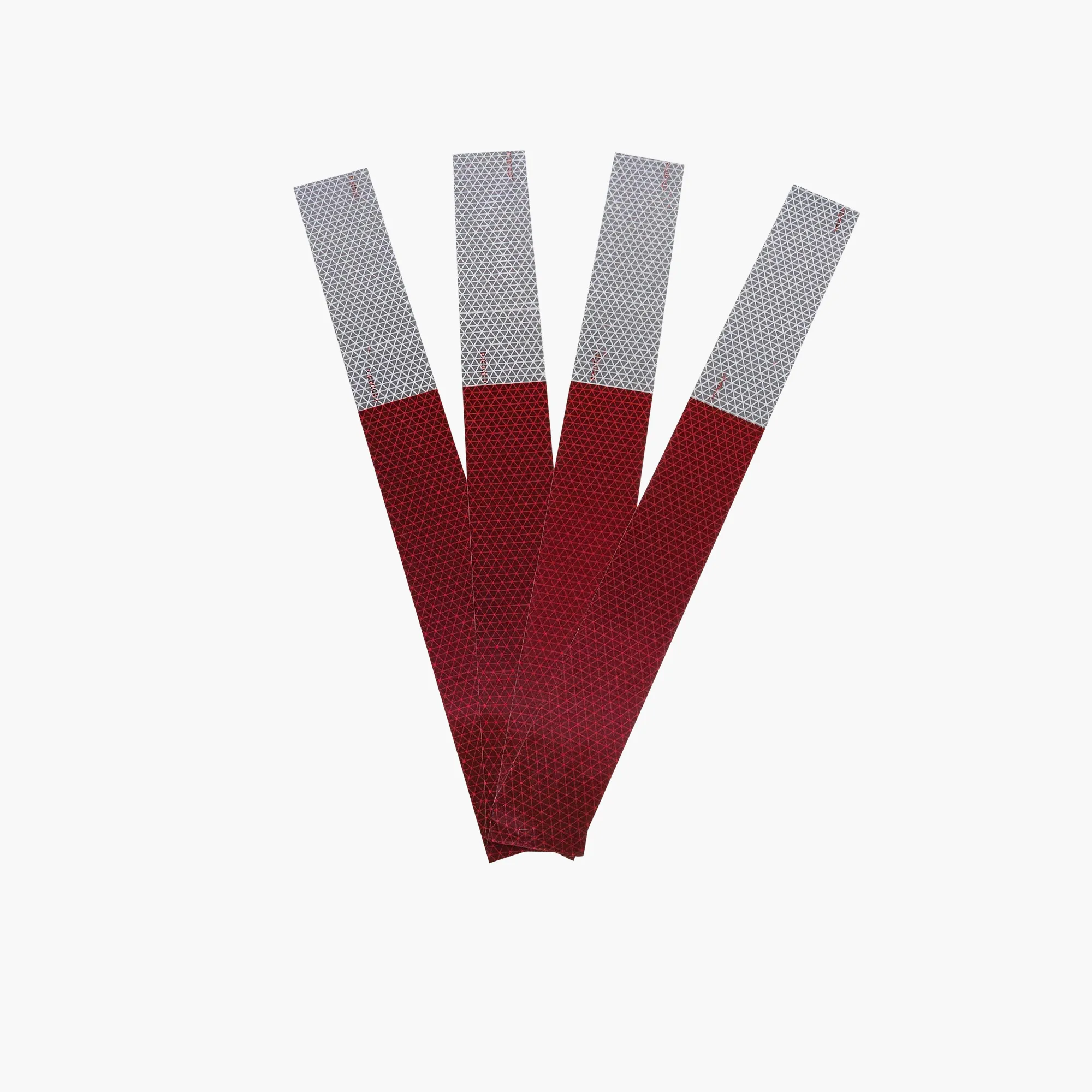 4 Pk. White/Red Conspicuity Strips