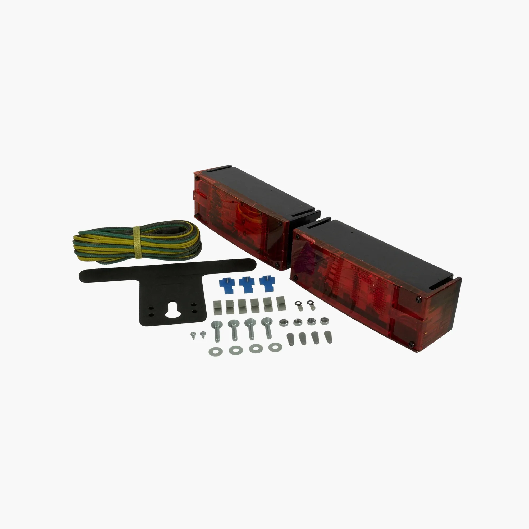 LED Submersible Rectangular Trailer Light Kit - Over and Under 80 In.
