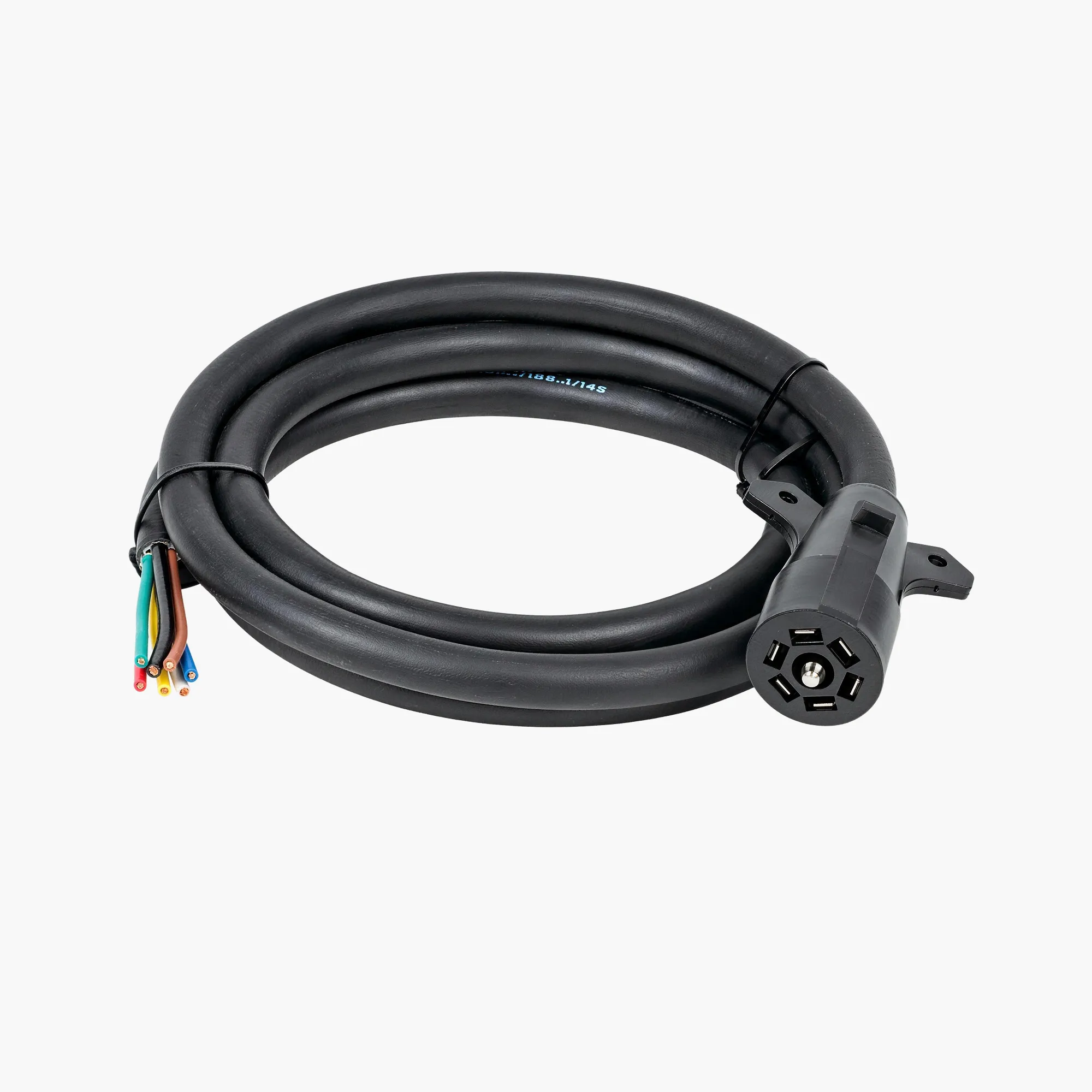Towing Solutions&nbsp;7-RV Blade Molded Trailer Cable, 6 ft.